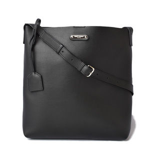 Saint Laurent Shoulder Bag Crossbody Messenger Leather Black YSL